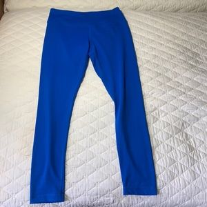 Electric blue athletic leggings